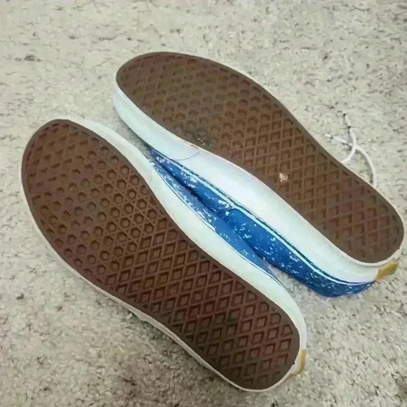 Vans Authentic X Crayola Blue Scribble Mens Size 7/ Wmns Size 8.5 - Picture 4 of 4